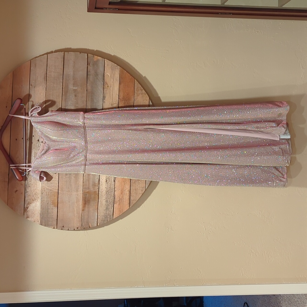 Off the Shoulder Iridescent dress